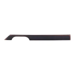 Top Knobs Tapered Bar Pull in Brushed Satin Nickel