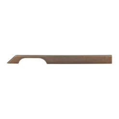 Top Knobs Tapered Bar Pull in Brushed Satin Nickel
