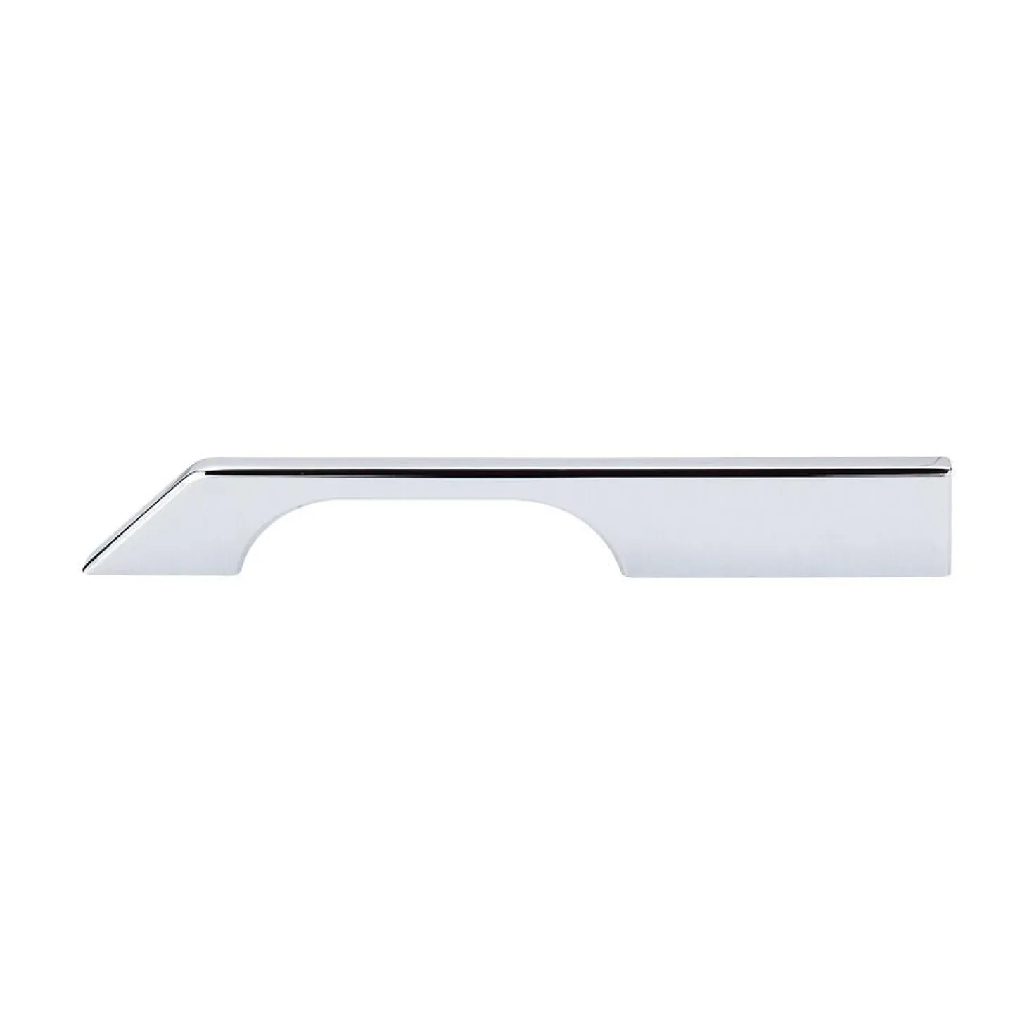 Top Knobs Tapered Bar Pull in Brushed Satin Nickel
