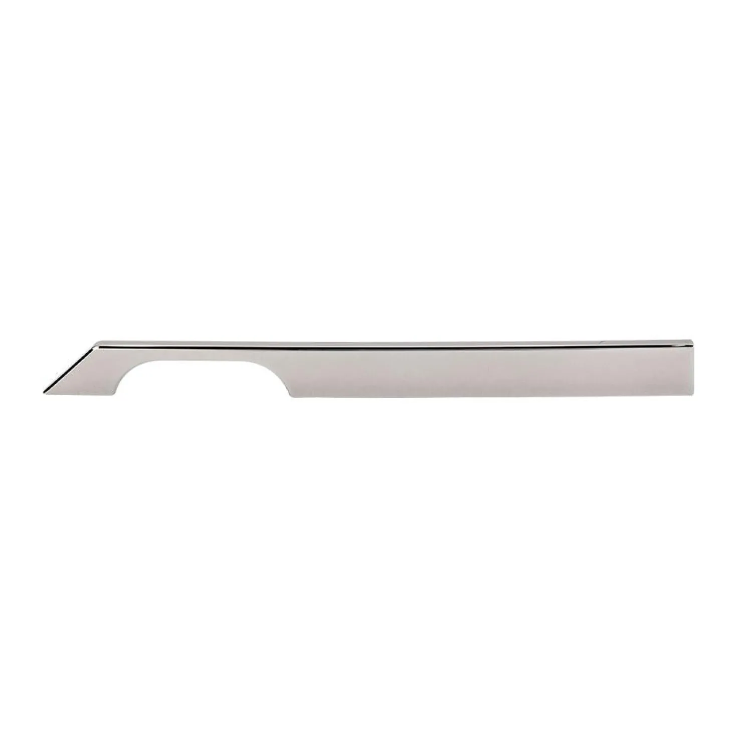 Top Knobs Tapered Bar Pull in Brushed Satin Nickel