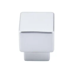 Top Knobs Tapered Medium Square Knob in Aluminum