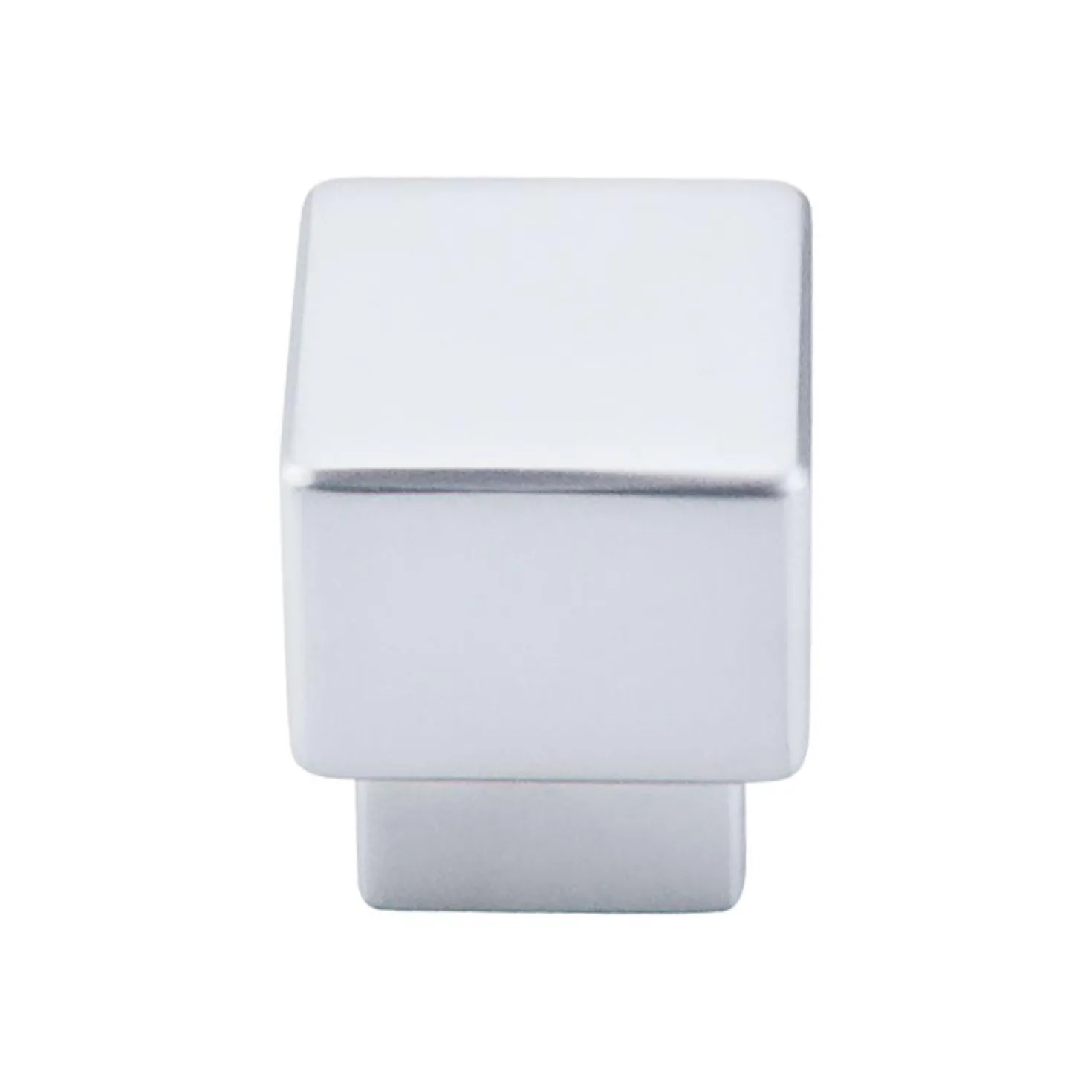 Top Knobs Tapered Medium Square Knob in Aluminum