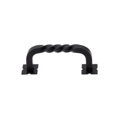Top Knobs Twist D Pull with Backplates