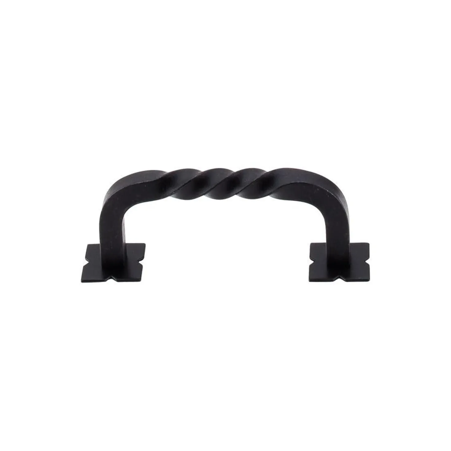 Top Knobs Twist D Pull with Backplates