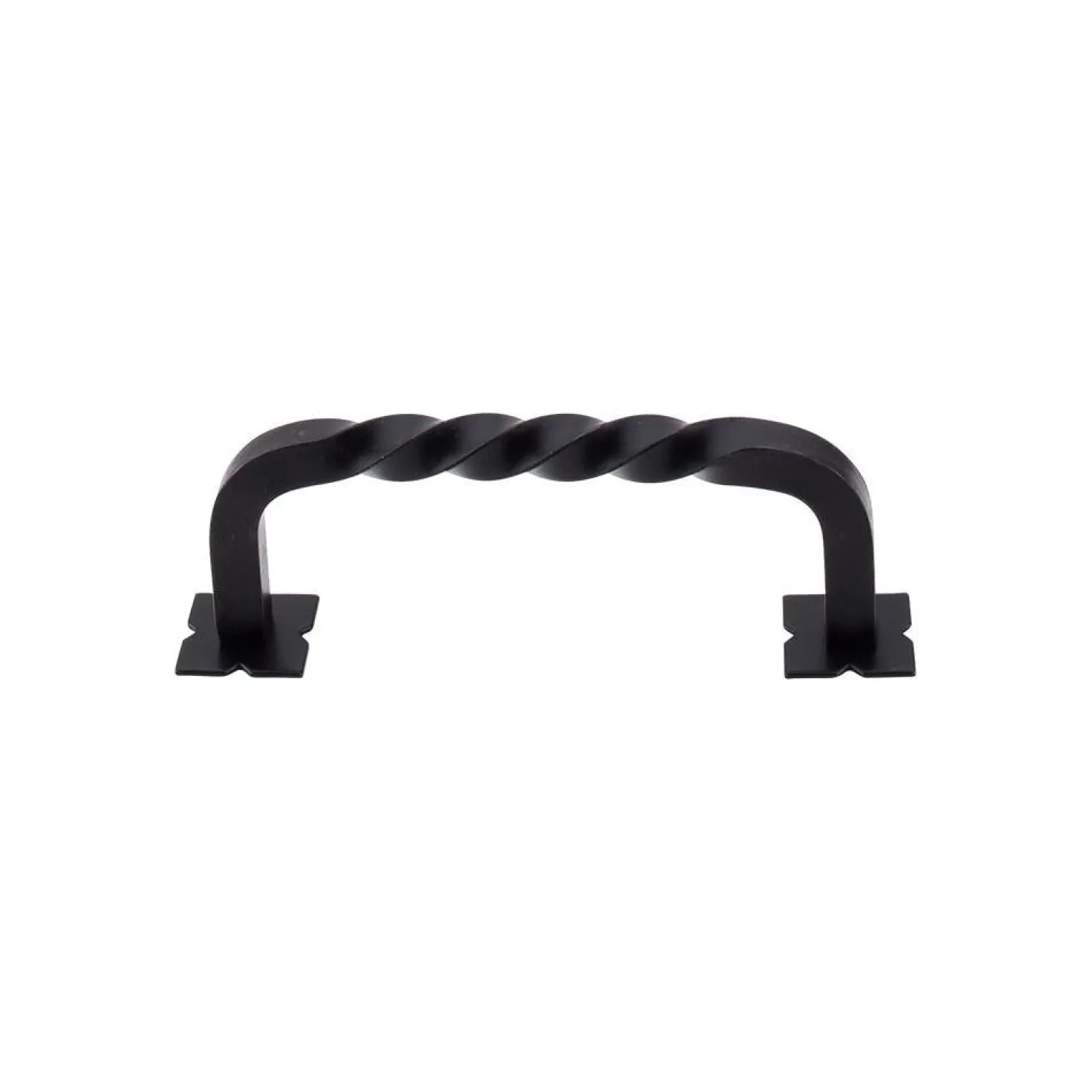 Top Knobs Twist D Pull with Backplates