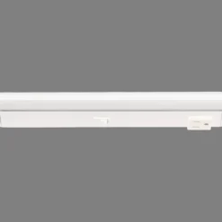 Under Cabinet Power Strip with High-Output LED Light in White
