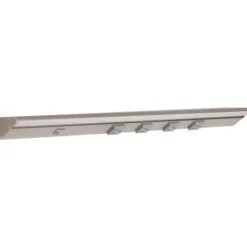 Under Cabinet Power Strip with High-Output LED Light in Satin Nickel