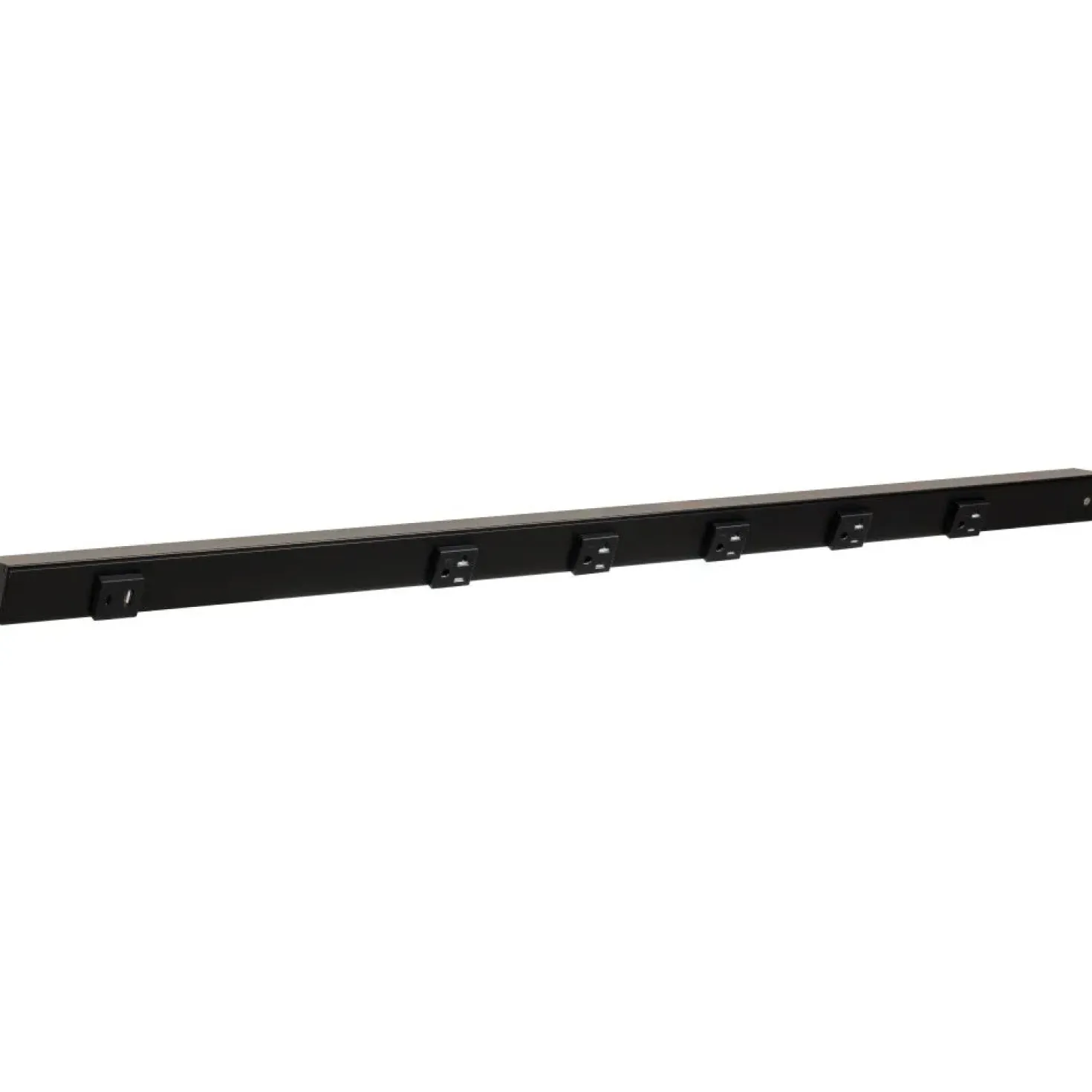 Under Cabinet Power Strip with USB Port & Outlets | Black Finish