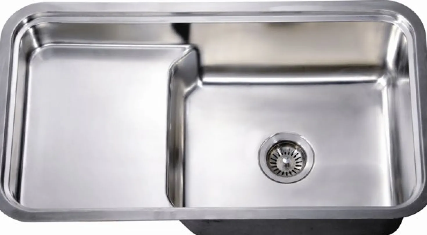 33" Undermount 18 Gauge Single Bowl Stainless Steel Kitchen Sink