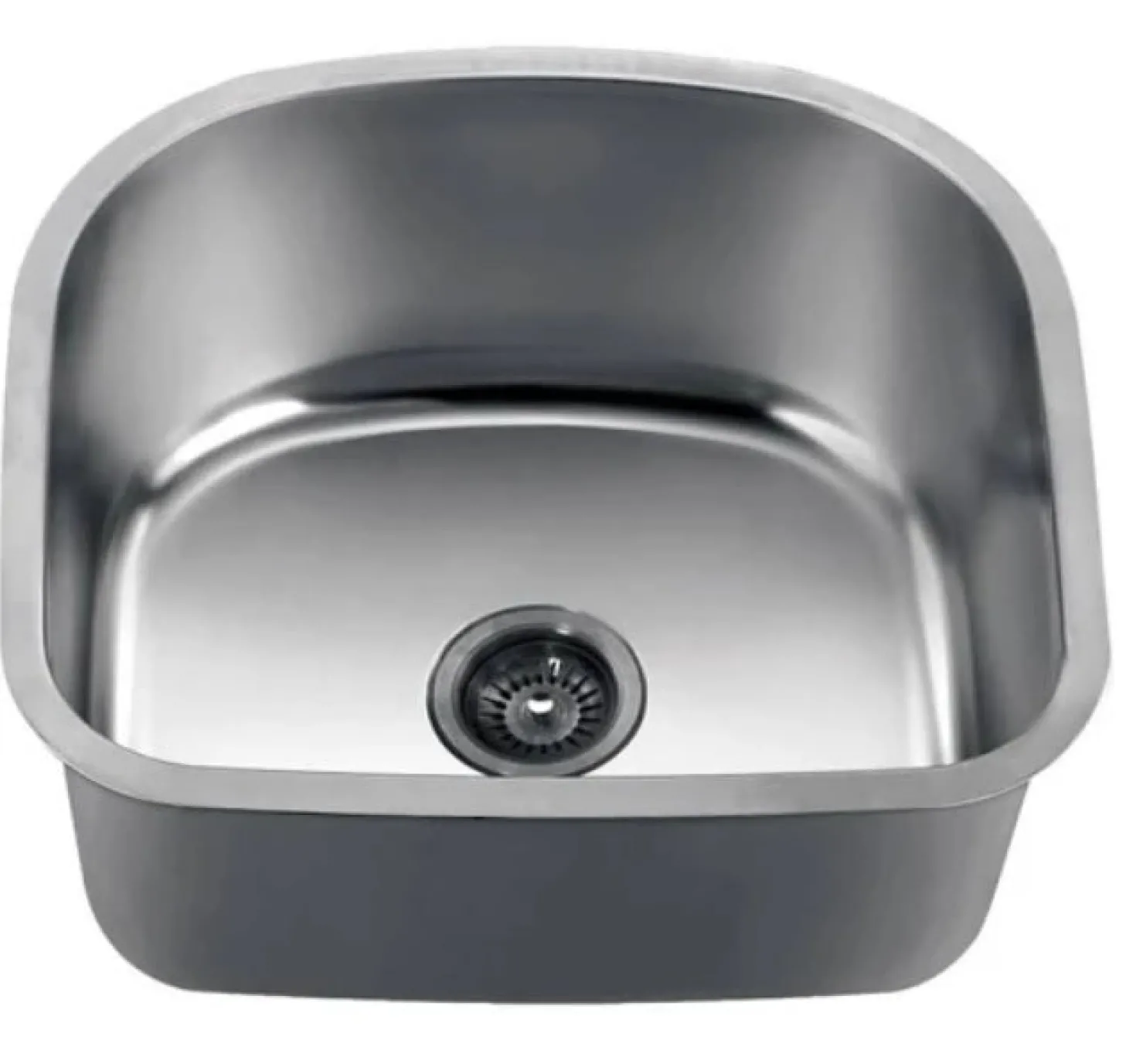 22" Undermount Single Bowl 18 Gauge Stainless Steel Kitchen Sink