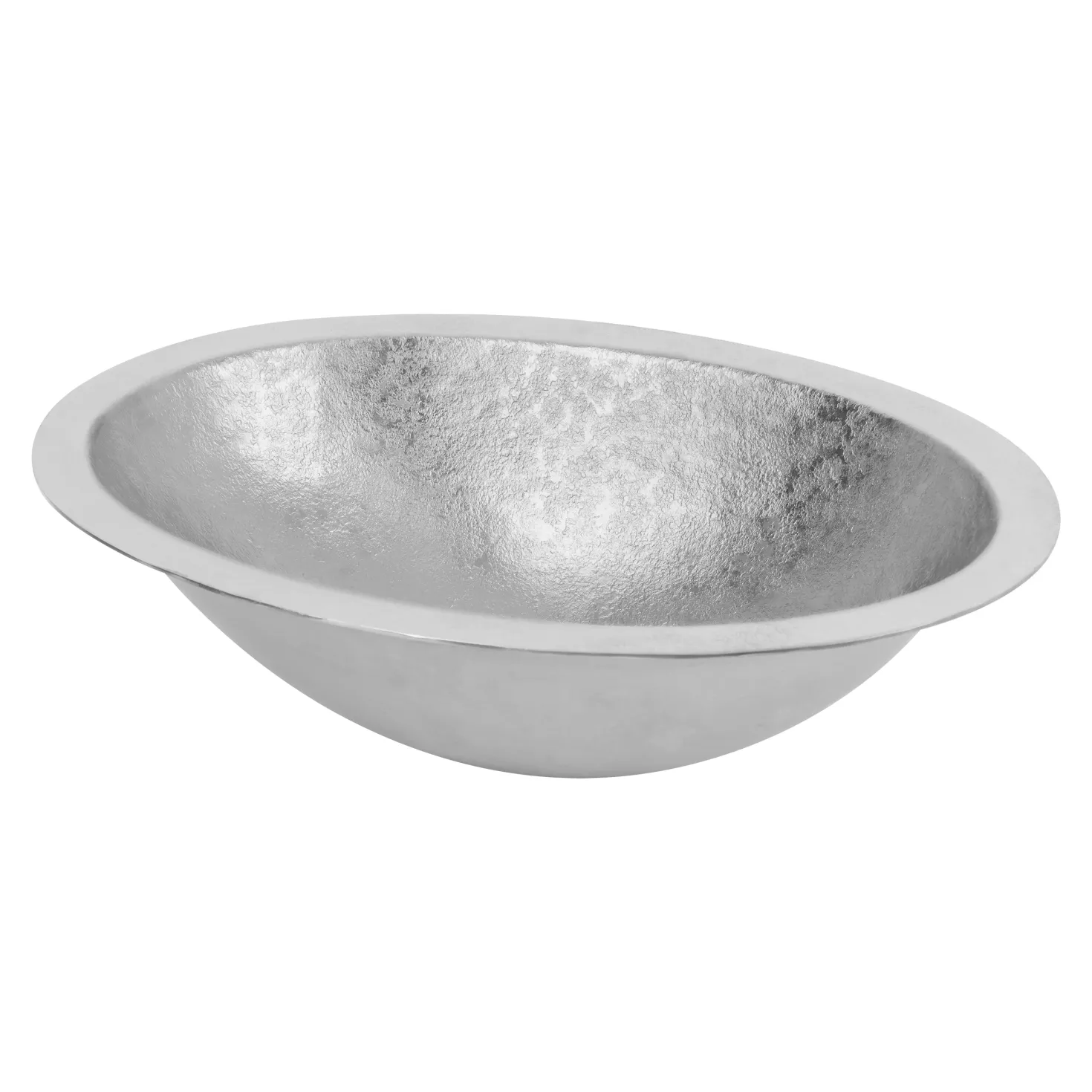Undermount 19" x 14" Terra Firma 10 Gauge Thick Nickel Plated Bathroom Sink