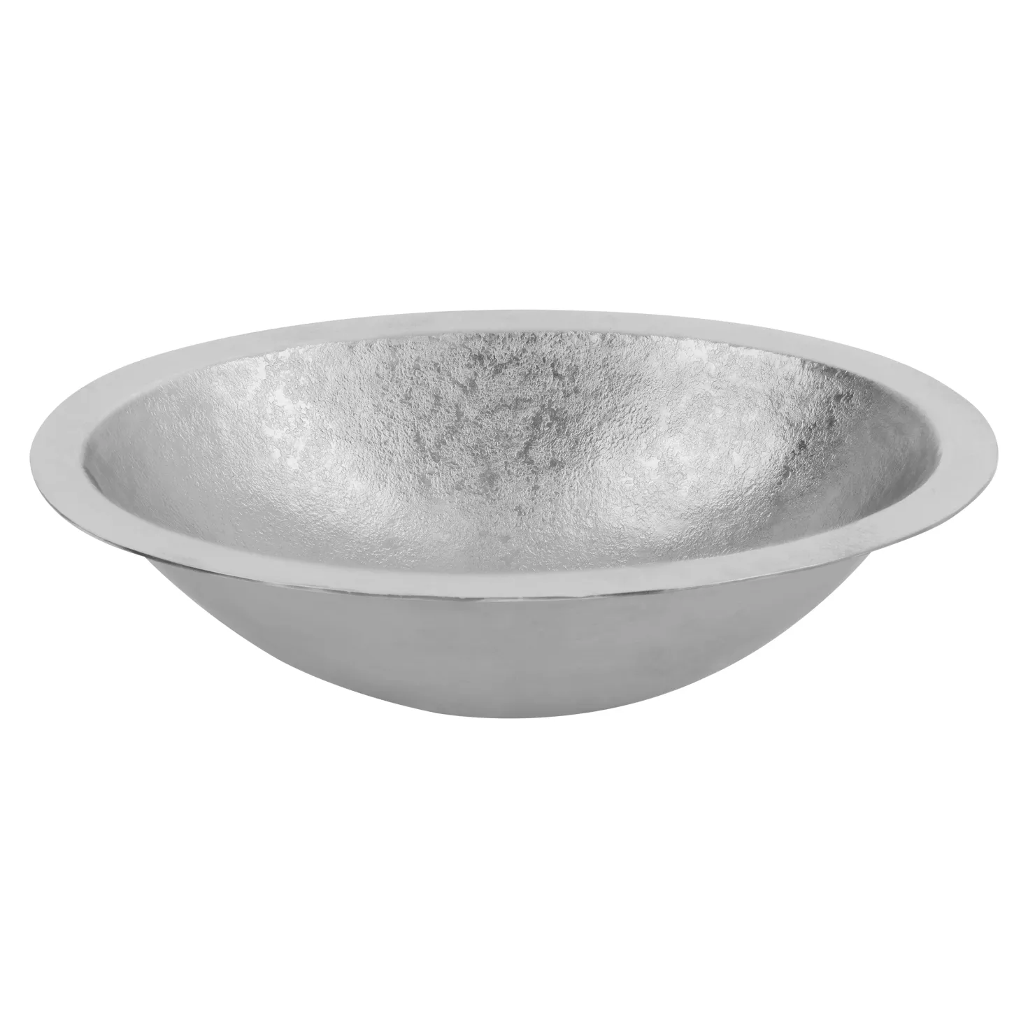 Undermount 19" x 14" Terra Firma 10 Gauge Thick Nickel Plated Bathroom Sink