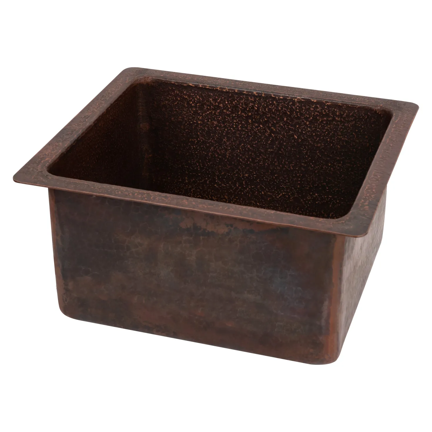 Undermount 16" x 14" Terra Firma Thick Copper Prep Sink
