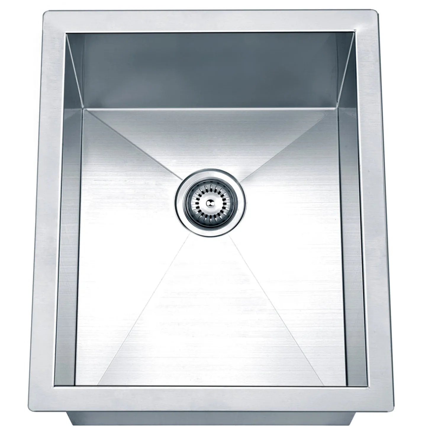 14" Undermount Zero Radius 18 Gauge Stainless Steel Kitchen Sink