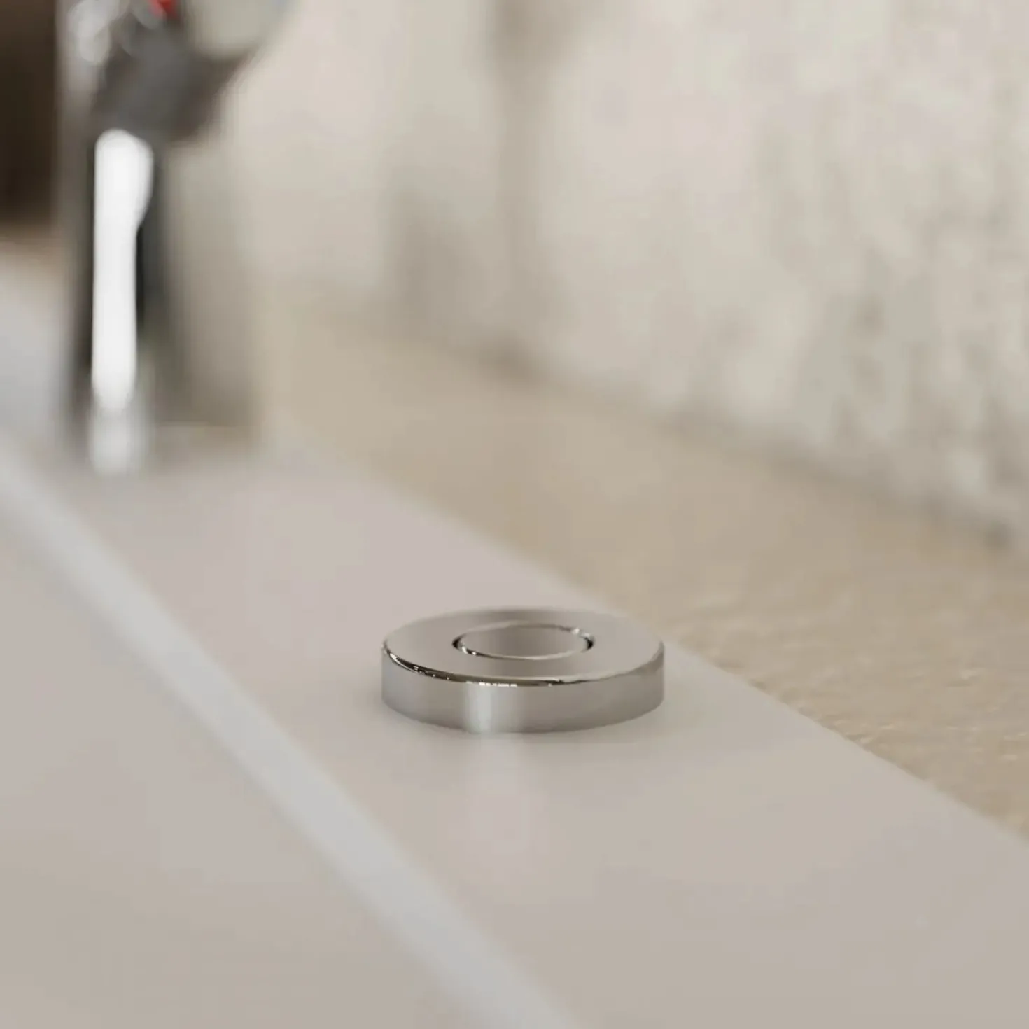 Wasserwerk Garbage Disposal Air Switch in Chrome