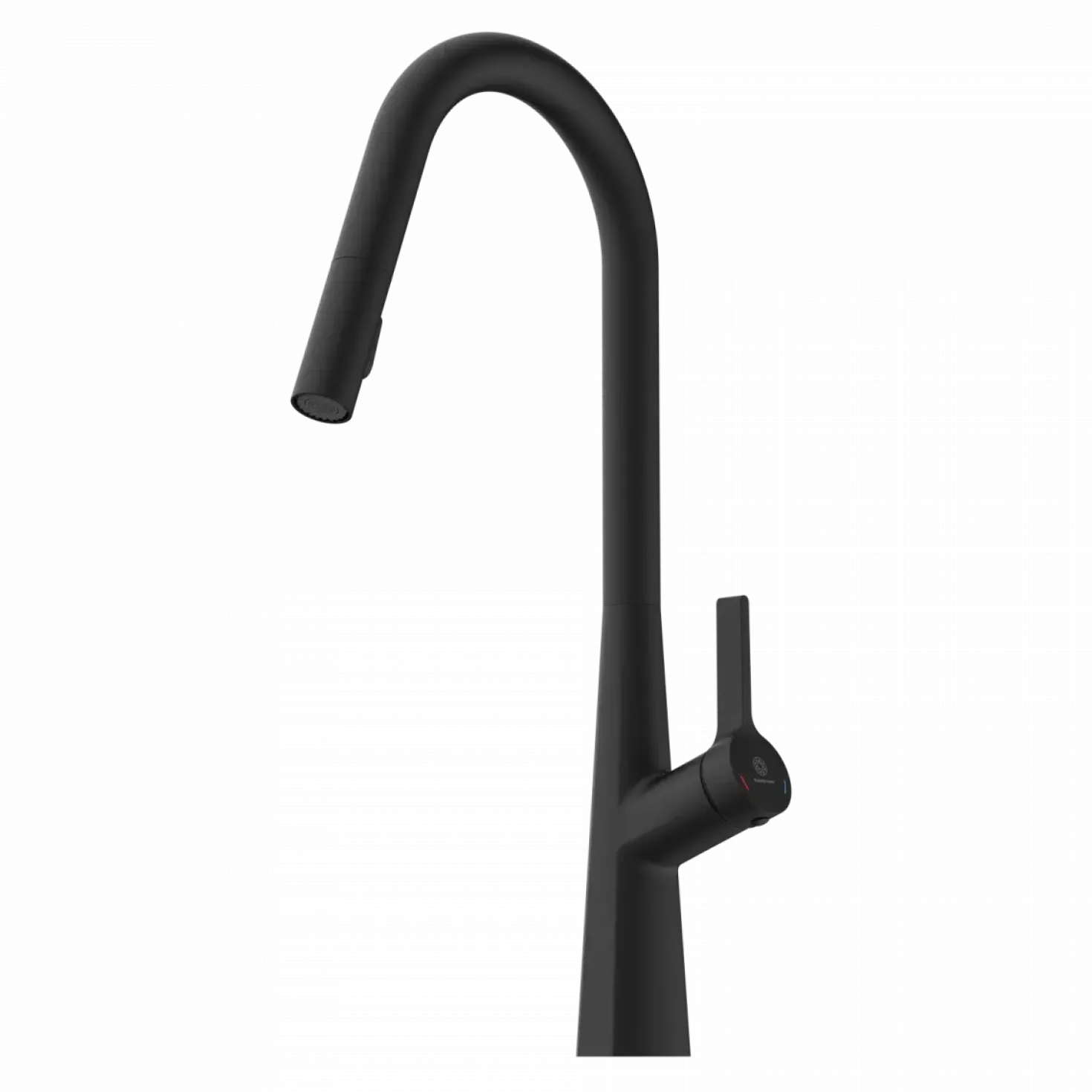 Wasserwerk Kitchen Faucet with Curved Spout in Matte Black