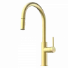 Wasserwerk Kitchen Faucet with Arch Pull-Down Spout in Brushed Gold