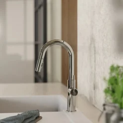 Wasserwerk Pull-Down Kitchen Prep Faucet in Chrome