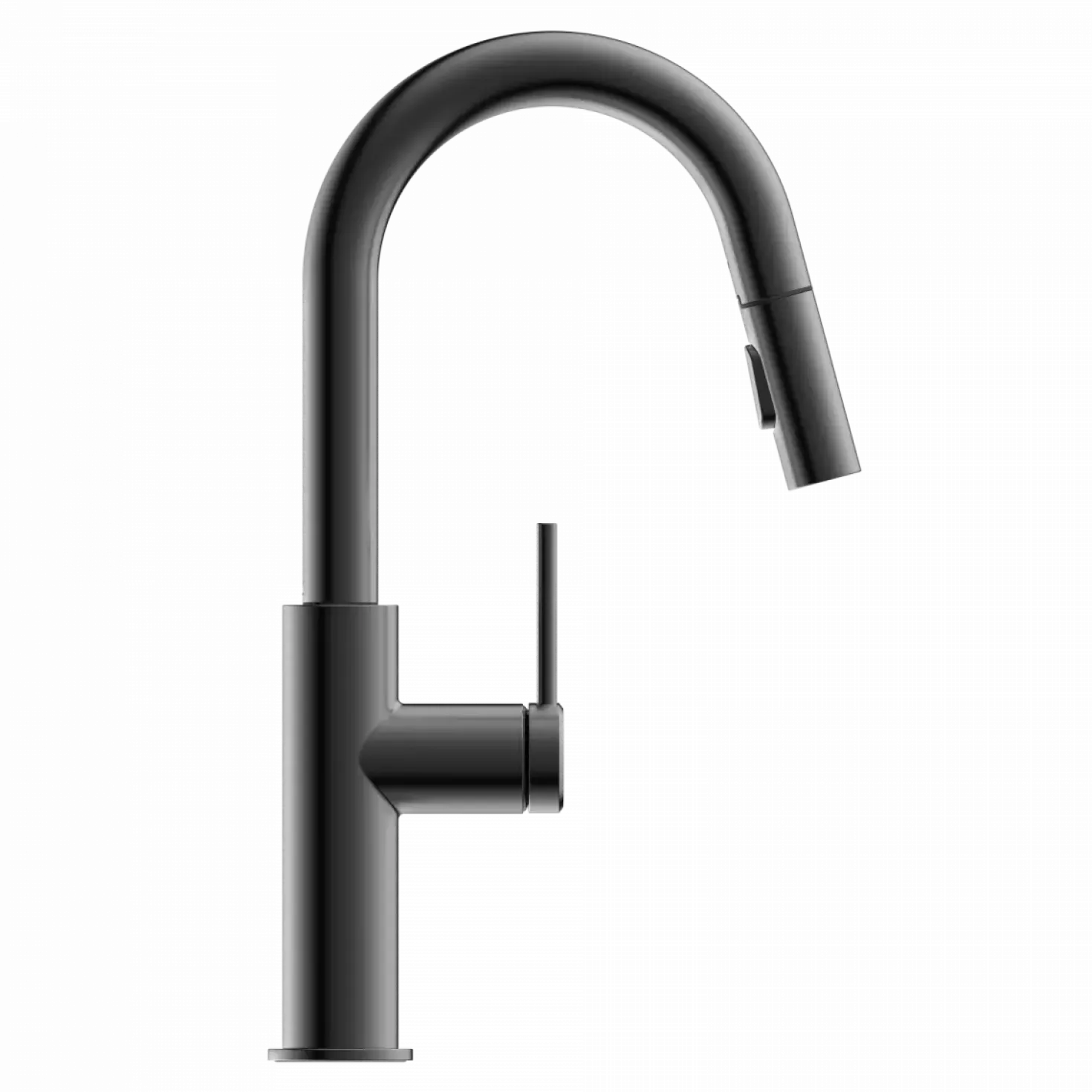 Wasserwerk Pull-Down Kitchen Prep Faucet in Matte Graphite