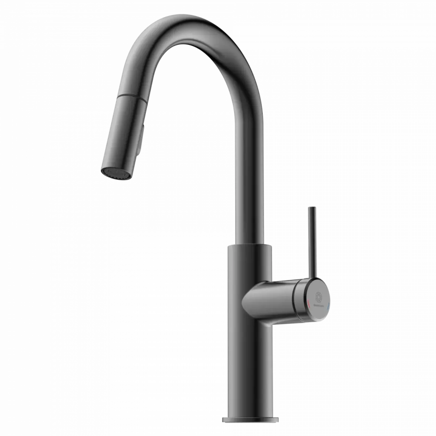 Wasserwerk Pull-Down Kitchen Prep Faucet in Matte Graphite