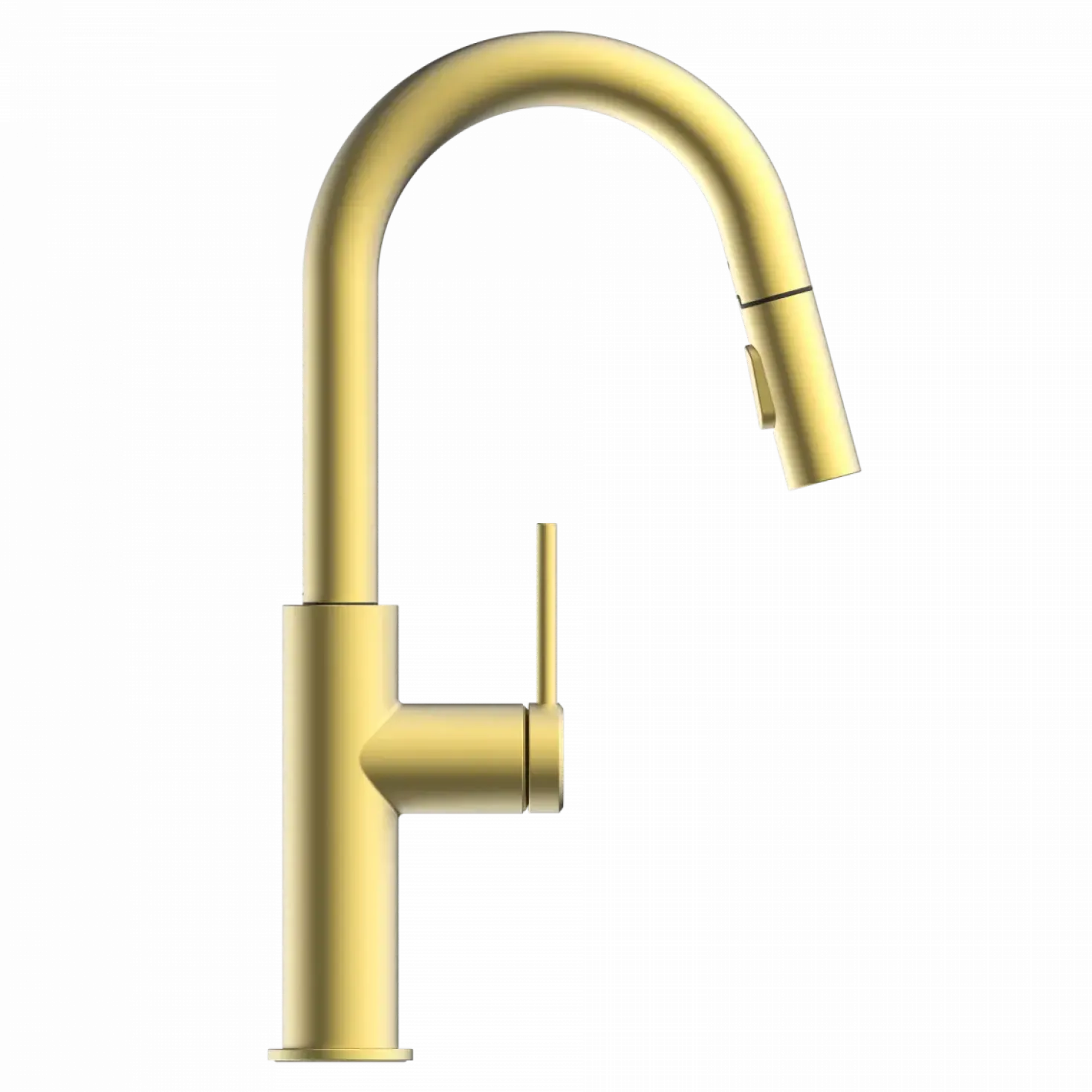 Wasserwerk Pull-Down Kitchen Prep Faucet in Brushed Gold
