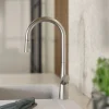 Wasserwerk Single Hole Pull Down Kitchen Faucet in Brushed Nickel