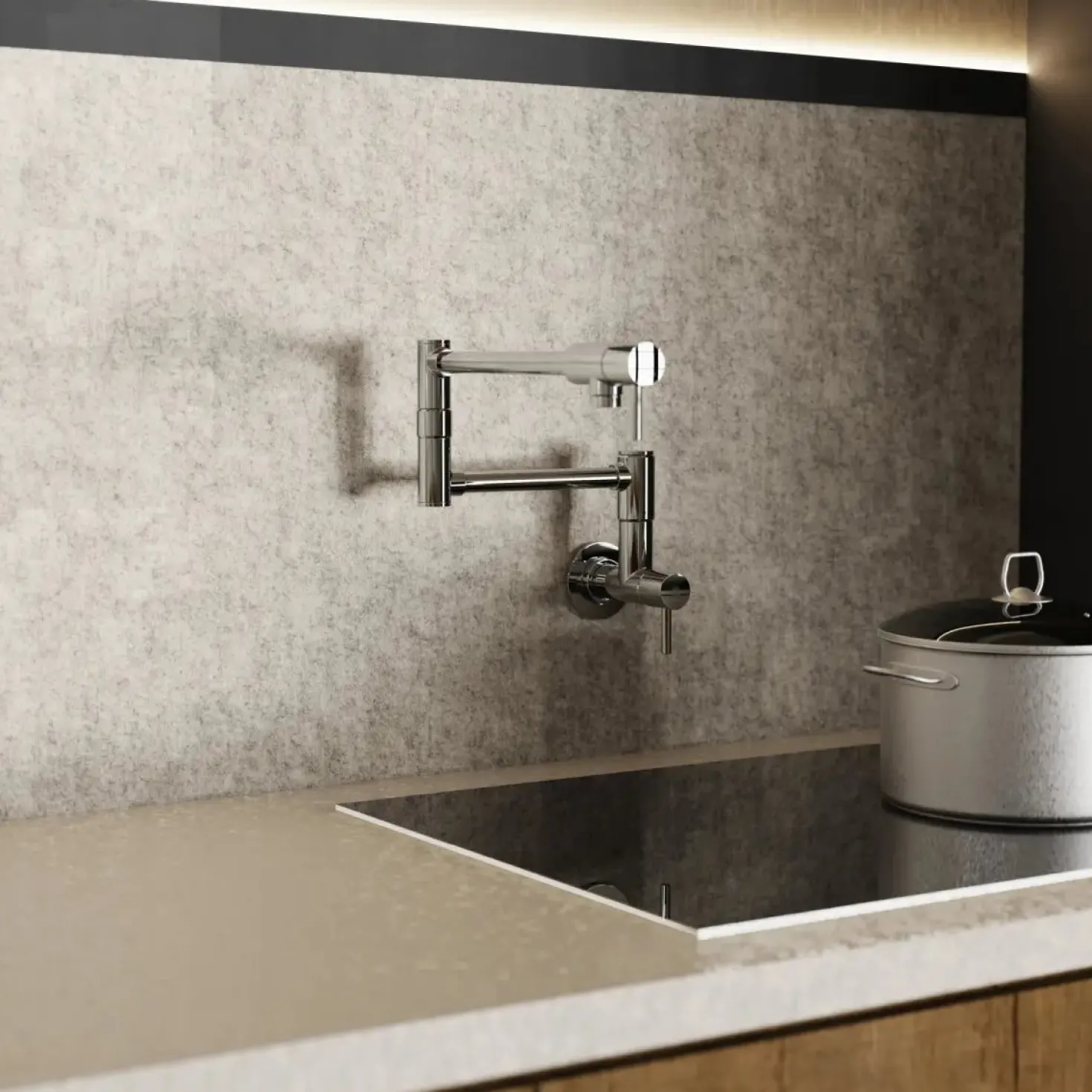 Wasserwerk Wall Mounted Pot Filler | Chrome