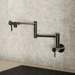 Wasserwerk Wall Mounted Pot Filler | Matte Graphite