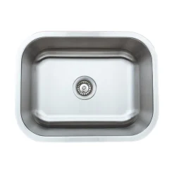 Wells Sinkware 23" 18-Gauge Undermount Single Bowl Stainless Steel Kitchen Sink