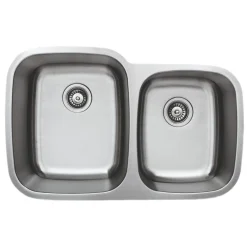 Wells Sinkware 32" 16-Gauge Undermount Double Bowl Stainless Steel Kitchen Sink