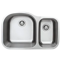 Wells Sinkware 32" 18-Gauge Undermount Double Bowl Stainless Steel Kitchen Sink