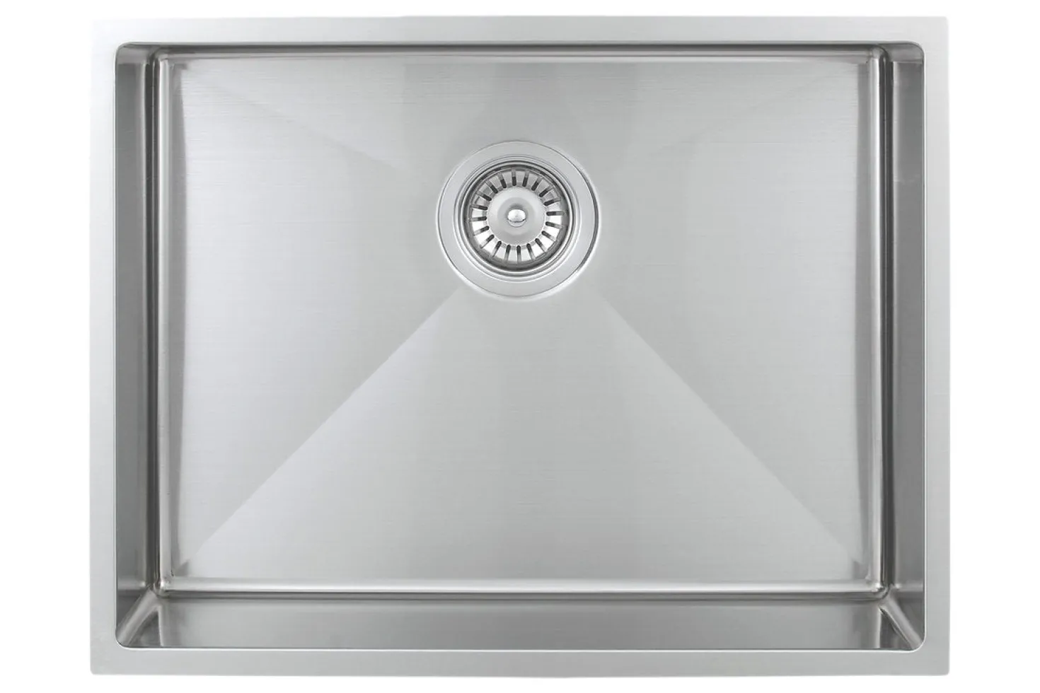 Wells Sinkware Handcrafted 23" 18-Gauge Undermount Single Bowl ADA Compliant Stainless Steel Kitchen Sink