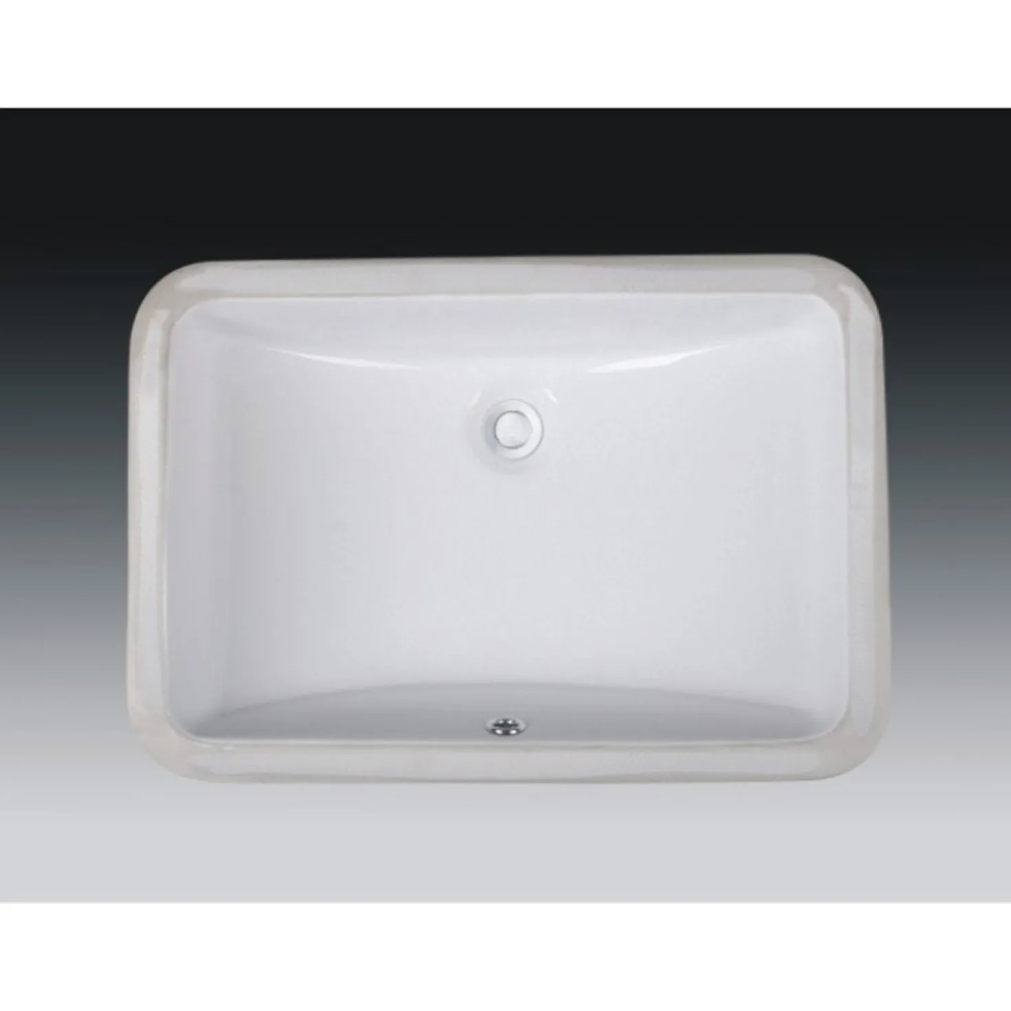 Wells Sinkware 21-Inch Rectangular Undermount Single Bowl Bathroom Sink
