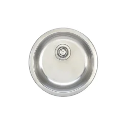 Wells Sinkware 19" Round 18-Gauge Undermount Single Bowl Stainless Steel Kitchen Bar Sink