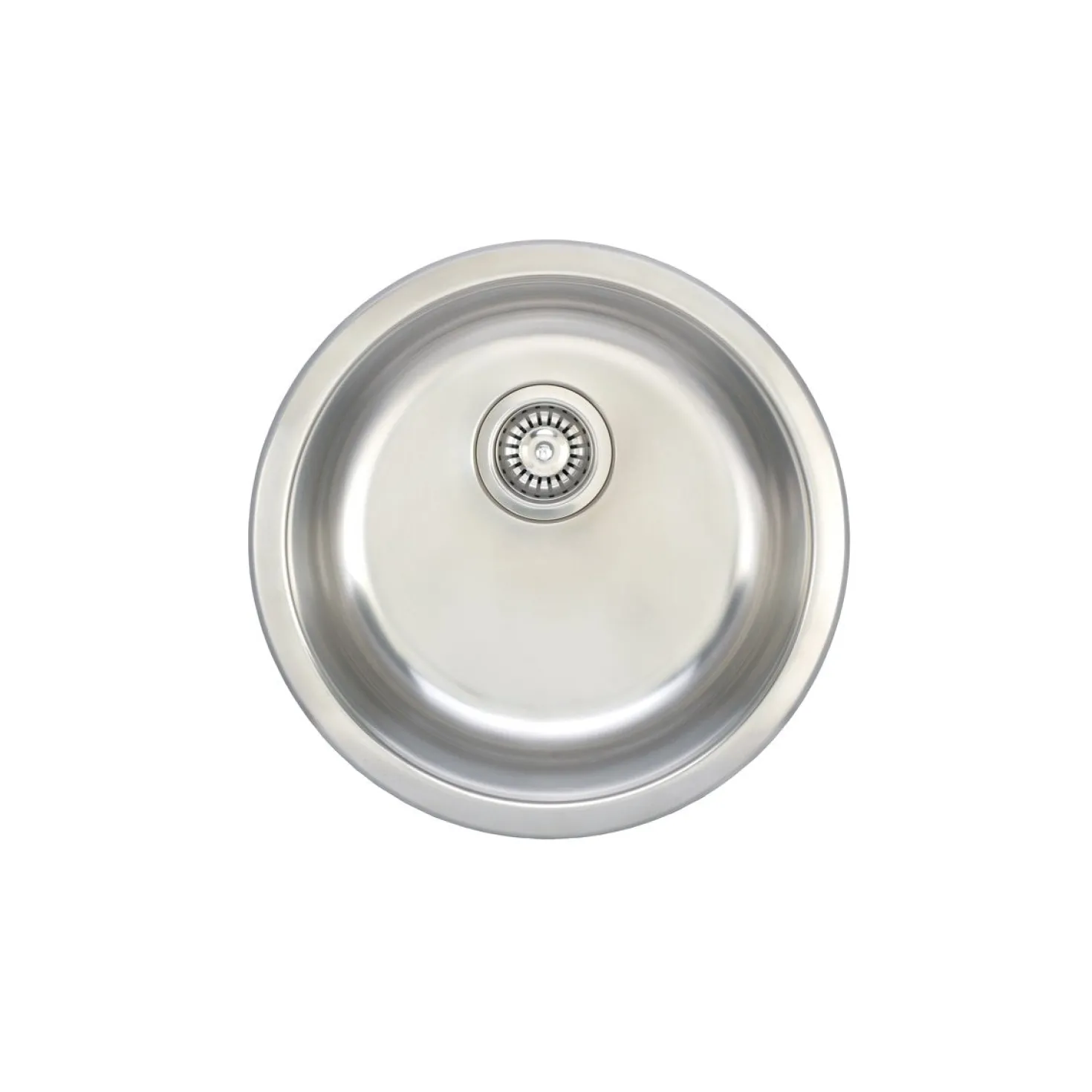 Wells Sinkware 19" Round 18-Gauge Undermount Single Bowl Stainless Steel Kitchen Bar Sink