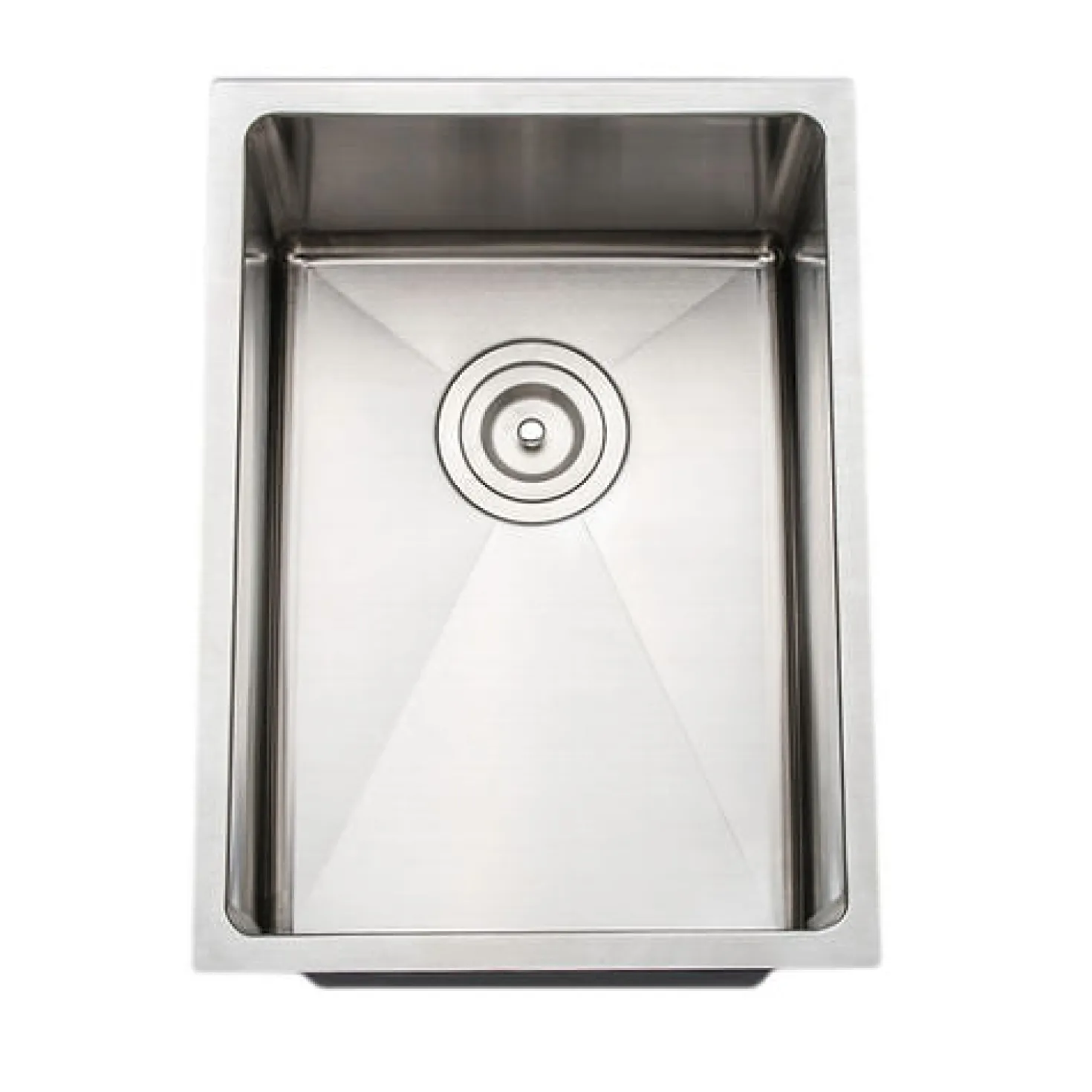 Wells Sinkware Small Radius 14" 16-Gauge Undermount Stainless Steel Bar Sink