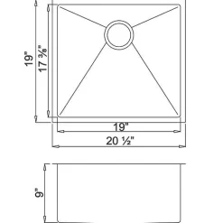 Wells Sinkware Small Radius 21