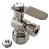 Whitaker Angle Stop Valve- 5/8" x 3/8" O.D. Comp