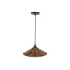 13" Wide Copper Pendant Light