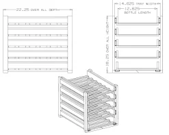 Wine Logic In-Cabinet 30 Bottle Wine Rack