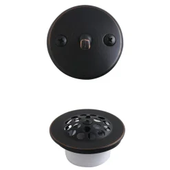 Zinc Alloy Trip Lever Tub Drain Conversion Kit in Naples Bronze